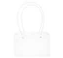 Сумка с пластиковыми ручками 22*10,5*13,3 cm белый