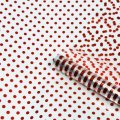 Пленка Крафтовый горох красный 70см*200гр ± 5%