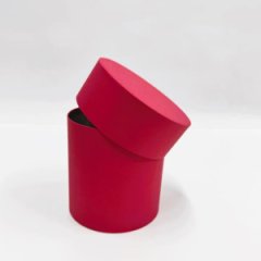 Коробка круглая 10*10 .темно-розовый