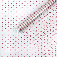 Мелкие сердечки красный