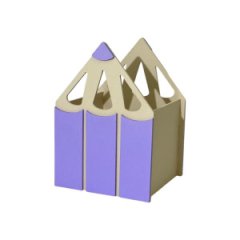 Ящик декоративный Карандаш нежно-сиреневый 19,5*14*13,5 см