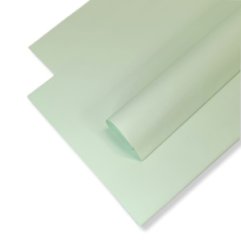 Пленка матовая Корея однотонная двухсторонняя Морской бризСветло-Фисташковый 10 листов 58*58 50мкр
