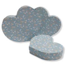 Набор коробок картон 3в1 сердце 25*20*5/29*24*7см романтика - небесные музыканты 20А2-МФ-042