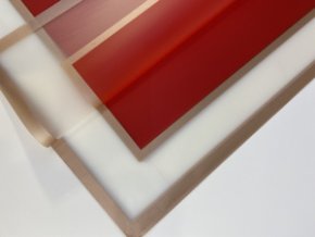 Набор пленки Золотые линии 58*58см/20л красный