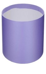 Коробка круглая без крышек 16*16 сиреневый