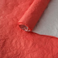 Бумага Эколюкс двухцветная красный/белый 70см * 5 ярдов ± 5%