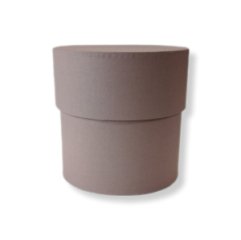 Коробка круглая 20*20 .кофе с молоком