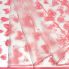 Пленка матовая Бабочки рамка румяна 20 листов 58*58см 50мкм