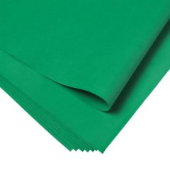 Фоамиран 60х70 см, (10 листов в уп.), 1,1мм цв. зеленый