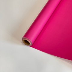 Пленка матовая двухсторонняя белый \ пион 58см*10м±5% 50мкр