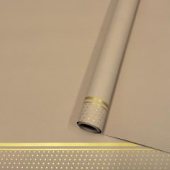 Пленка матовая однотонная Стиль мокко/золото 58см*10м±5% 65мкм