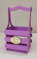 Декоративный ящик из фанеры реечный квадратный 140*125*h240 Декор пурпурное утро!!!
