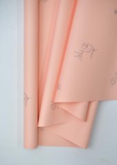 Пленка матовая двухсторонняя Легкость розовая беж 48см*10м±5% 65мкм