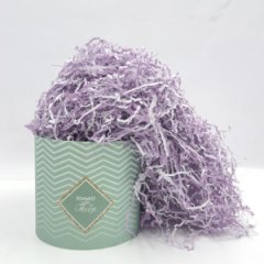 Наполнитель Бумажный двухцветный 100гр нежно-сиреневый/белый