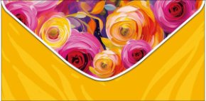 Конверт для денег Цветы 0321.537