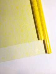 Пленка Цветы желтый  70см*10ярд ± 5%