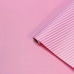 Пленка матовая двухсторонняя Мираж розовый персик/ярко-розовый 58см*10м±5% 65мкм