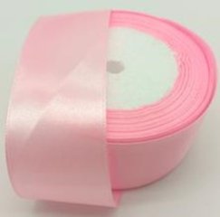 Лента атласная 3,8/25 пудрово-розовый