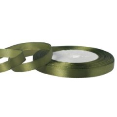 Лента атласная 1/25 хаки