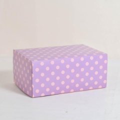 Коробка‒пенал Горох сиреневый