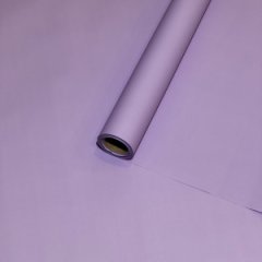 Пленка матовая Корея однотонная двухсторонняя нежная сирень 48см*10м±5% 50мкр