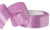 Лента атласная 2,5/25 сиренево-розовый