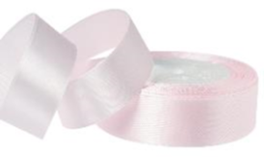 Лента атласная 2/25 нежно-розовый