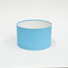 Коробка круглая без крышек 21*12 голубой