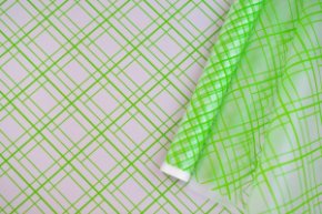 Пленка матовая (MDS) Клетка салатовая 60см,40мкм 200гр