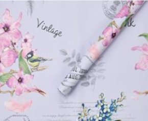 Матовая пленка Vintage 20 листов в упаковке, 65 мкр, 58см*58см, пастельно-лавандовый