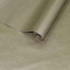 Крафт бумага однотонная двухсторонняя золото 700мм/60гр/10м/445гр