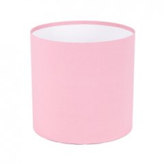 Коробка круглая без крышек 10*10 .розовый