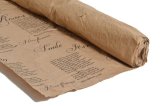 Бумага Эко-крафт Стихи черный 70см*5 ярд ± 5%