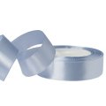 Лента атласная 2,5/25 серо-голубой
