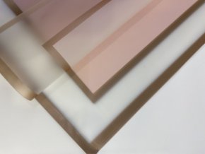 Набор пленки Золотые линии 58*58см/20л нежно-розовый