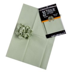 Тишью Бумага, 20  листов в упаковке, 30 грамм, 50cmx66cm, цв. мята