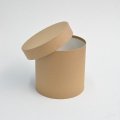 Коробка круглая 15*15 .крафтовый