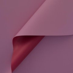 Пленка матовая двухсторонняя розовый/розовый пион 58см*10м±5% 65мкм