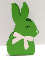 Кашпо Зайка салатовый