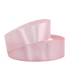 Лента атласная 2,5/25 розовый жемчуг