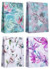 Подарочные пакеты Райский сад в ассортименте 31x42x12 см 4 вида 12 шт./упак.