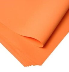 Фоамиран 60см х70см, (10 листов в уп.), 1,2 мм цв. оранжевый