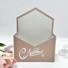 Конверт 180*240*70 с сереб. тиснением С любовью пунш