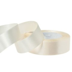 Лента атласная 2,5/25 жемчужный