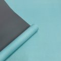 Бумага матовая пл.двухсторонняя серый\бирюзовый 68 см*10 м ± 5%