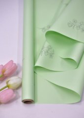 Пленка матовая двухсторонняя Легкость светлый салат 48см*10м±5% 65мкм