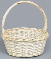 Корзина из ивы 41*16*41, S. круг, натуральный