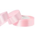 Лента атласная 2,5/25 розовая