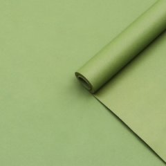Крафт бумага однотонная двухсторонняя хаки 700мм/60гр/10м/445гр