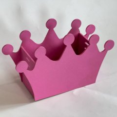 Кашпо Корона (150*240*80) розовый Акция